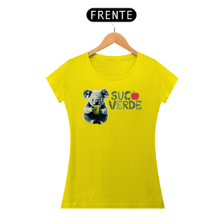 Nome do produto Camiseta Baby Look Suco Verde