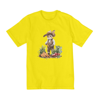 Nome do produto Camiseta Coelho na Horta Infantil