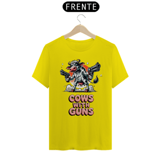 Nome do produto Camiseta Cows with Guns - Unisex