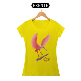Nome do produto Camiseta Colhereiro Rosado Baby Look