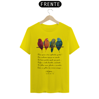 Nome do produtoCamiseta O Pássaro Cativo – Olavo Bilac