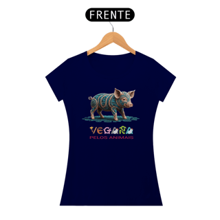 Nome do produto Camiseta Baby Look Porquinho