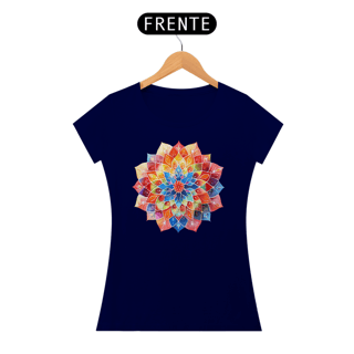Nome do produto Camiseta Baby Look Mandala Harmonia Eterna