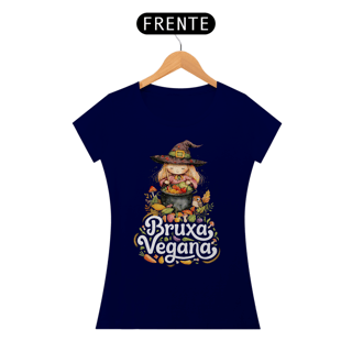 Nome do produto Camiseta Bruxa Vegana Baby Look 