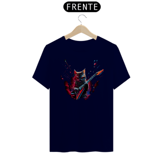 Nome do produto Camiseta Gato Rock and Roll