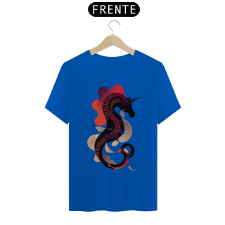 Nome do produto Camiseta Cavalo Marinho Unicórnio - unisex