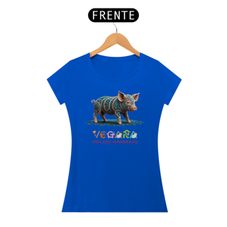 Nome do produto Camiseta Baby Look Porquinho