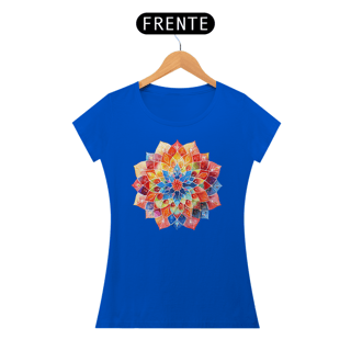 Nome do produto Camiseta Baby Look Mandala Harmonia Eterna