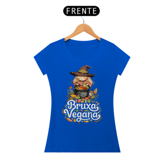 Nome do produto Camiseta Bruxa Vegana Baby Look 