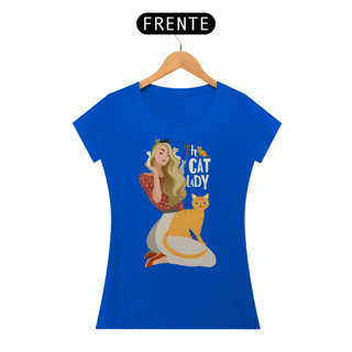 Nome do produto Camiseta The Cat Lady - Baby Look