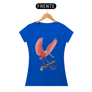 Nome do produto Camiseta Colhereiro Rosado Baby Look