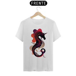 Nome do produto Camiseta Cavalo Marinho Unicórnio - unisex