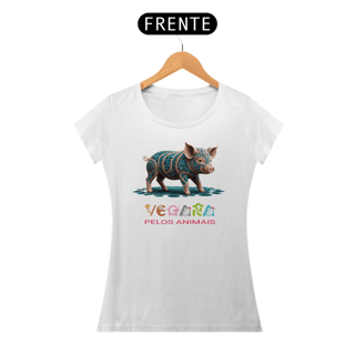 Nome do produto Camiseta Baby Look Porquinho