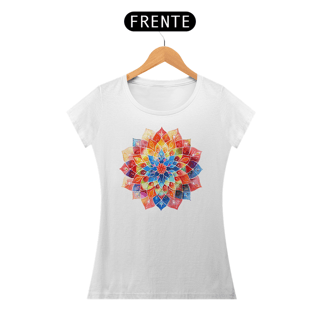 Nome do produto Camiseta Baby Look Mandala Harmonia Eterna