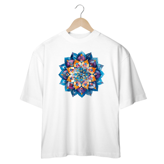Nome do produto Camiseta Oversized Mandala Serenidade Profunda