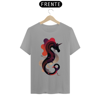 Nome do produto Camiseta Cavalo Marinho Unicórnio - unisex