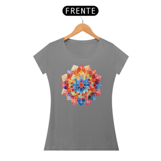 Nome do produto Camiseta Baby Look Mandala Harmonia Eterna