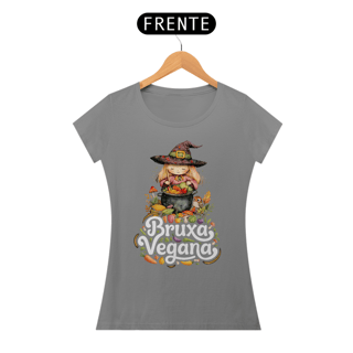 Nome do produto Camiseta Bruxa Vegana Baby Look 