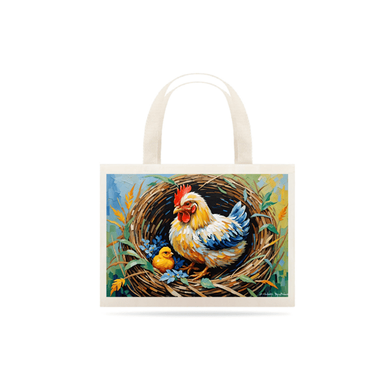 Ecobag Mãe Galinha