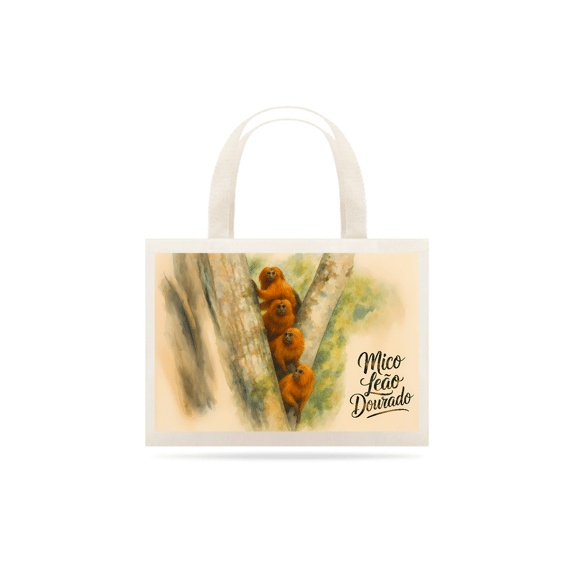 Ecobag Mico Leão Dourado