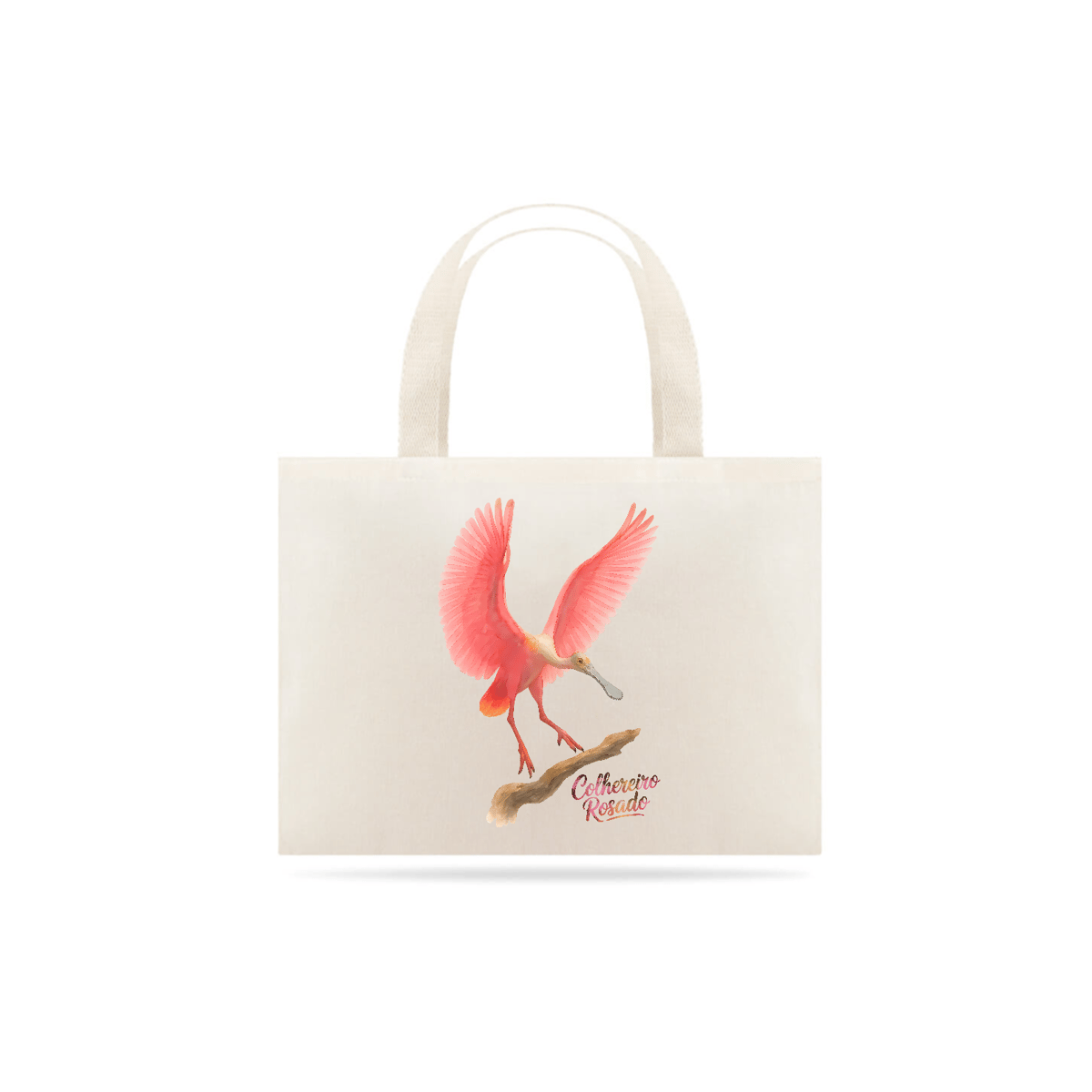 Nome do produto: Ecobag Colhereiro Rosado