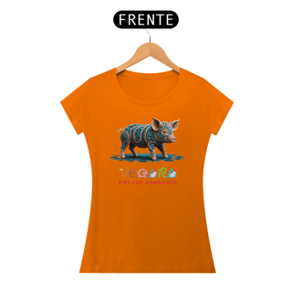 Nome do produto Camiseta Baby Look Porquinho