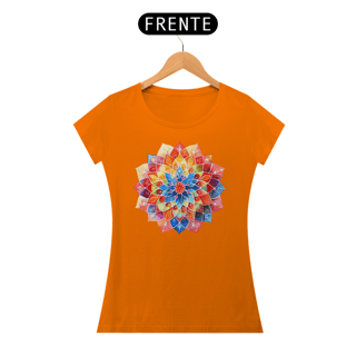 Nome do produto Camiseta Baby Look Mandala Harmonia Eterna