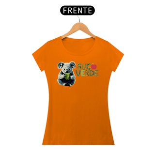 Nome do produto Camiseta Baby Look Suco Verde