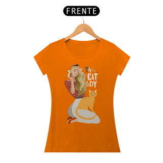Nome do produto Camiseta The Cat Lady - Baby Look