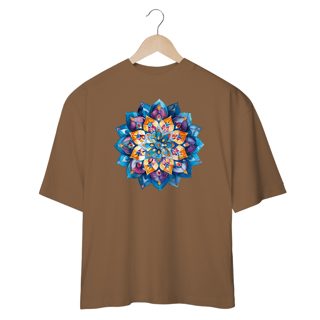 Nome do produto Camiseta Oversized Mandala Serenidade Profunda