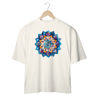 Nome do produto Camiseta Oversized Mandala Serenidade Profunda