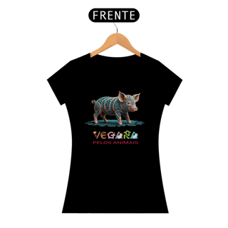 Nome do produto Camiseta Baby Look Porquinho