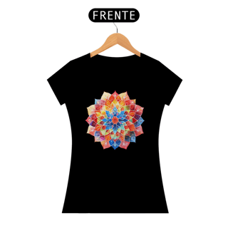 Nome do produto Camiseta Baby Look Mandala Harmonia Eterna
