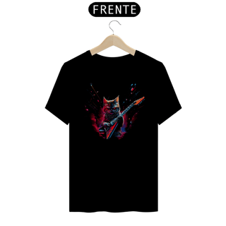 Nome do produto Camiseta Gato Rock and Roll