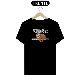 Nome do produto Camiseta Preguiça Carregando Unisex