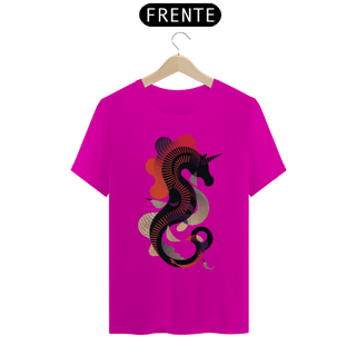 Nome do produto Camiseta Cavalo Marinho Unicórnio - unisex