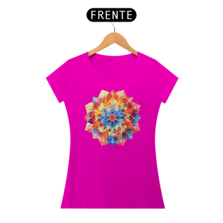 Nome do produto Camiseta Baby Look Mandala Harmonia Eterna