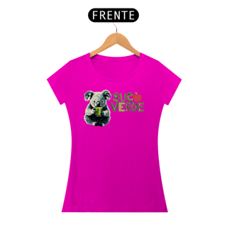 Nome do produto Camiseta Baby Look Suco Verde