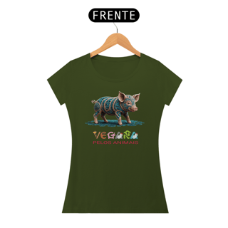 Nome do produto Camiseta Baby Look Porquinho