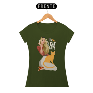 Nome do produto Camiseta The Cat Lady - Baby Look
