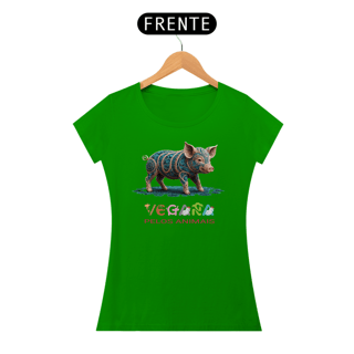 Nome do produto Camiseta Baby Look Porquinho