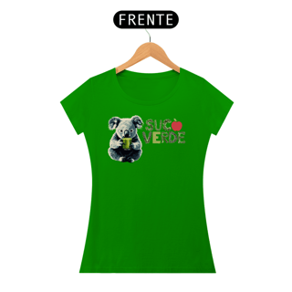 Nome do produto Camiseta Baby Look Suco Verde