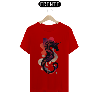 Nome do produto Camiseta Cavalo Marinho Unicórnio - unisex