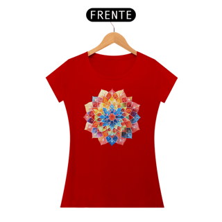 Nome do produto Camiseta Baby Look Mandala Harmonia Eterna