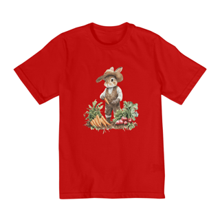 Nome do produto Camiseta Coelho na Horta Infantil