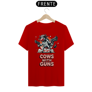 Nome do produto Camiseta Cows with Guns - Unisex