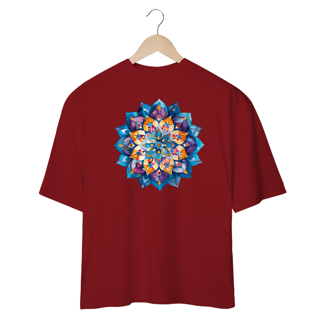 Nome do produto Camiseta Oversized Mandala Serenidade Profunda