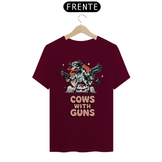 Nome do produto Camiseta Cows with Guns - Unisex