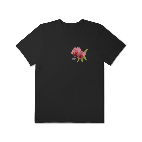 Camiseta Orquídea Cattleya Plus Size