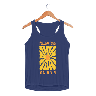 Nome do produto Follow the Surya - Regata Feminina Sport Dry UV